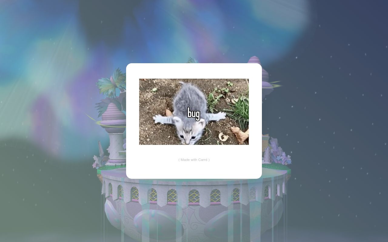 Carrd profile picture for @insect